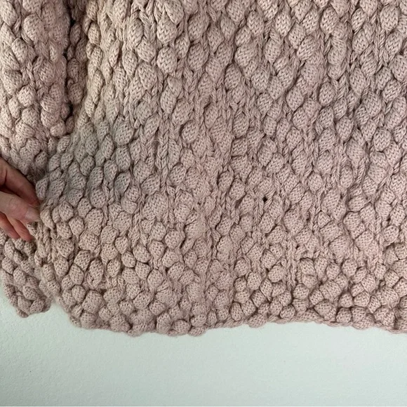 ULLA JOHNSON Baby Alpaca Mock Neck Pink Sweater SZ S - Picture 3 of 7